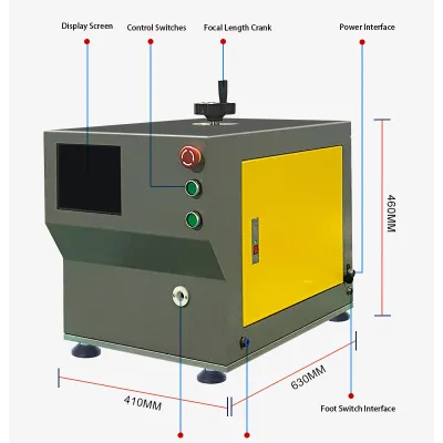Επιτραπέζιο Περιστροφικό Cutting Laser Μηχανή απογύμνωσης καλωδίων FLS30-XC Thumb