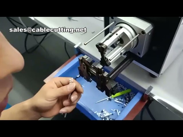 High Precision And Semi auto Rg58 Rg6 Coaxial Cables Stripping Machine,Coaxial Cable Stripping Machi