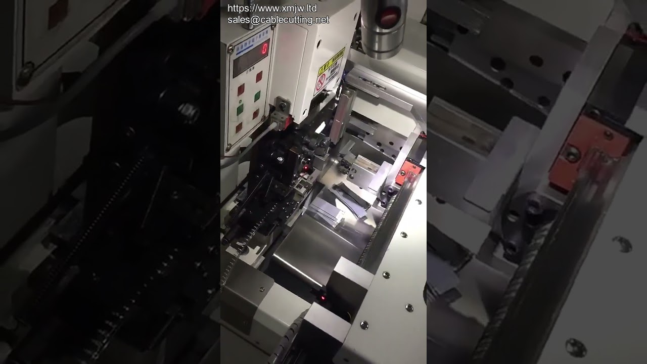 Flat Cable Terminal Machine Flat Wire Cutting Stripping Equipment Ribbon Wire Terminal Crimping Mach