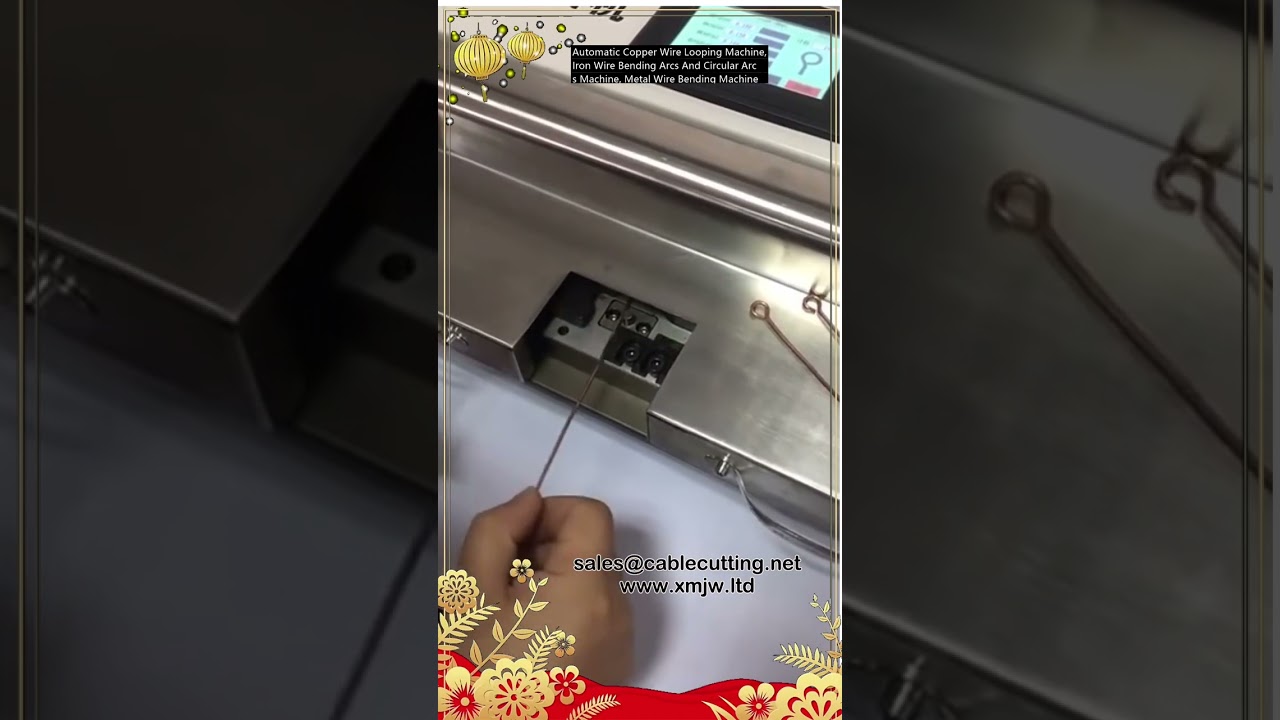 Automatic Copper Wire Looping Machine, Iron Wire Bending Arcs And Circular Arcs Machine