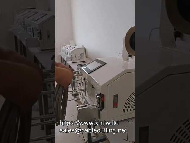 Video Semi Automatic Wire Twist Tie Machine Cable Coil Winding And Binding Machine