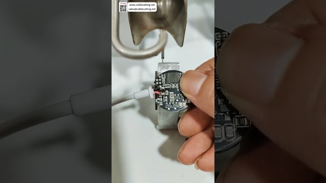 Ημιαυτόματη Μηχανή Συγκόλλησης για Ασύρματους Φορτιστές – Υψηλής Ακρίβειας Συγκόλληση Ηλεκτρονικών Πηνίων