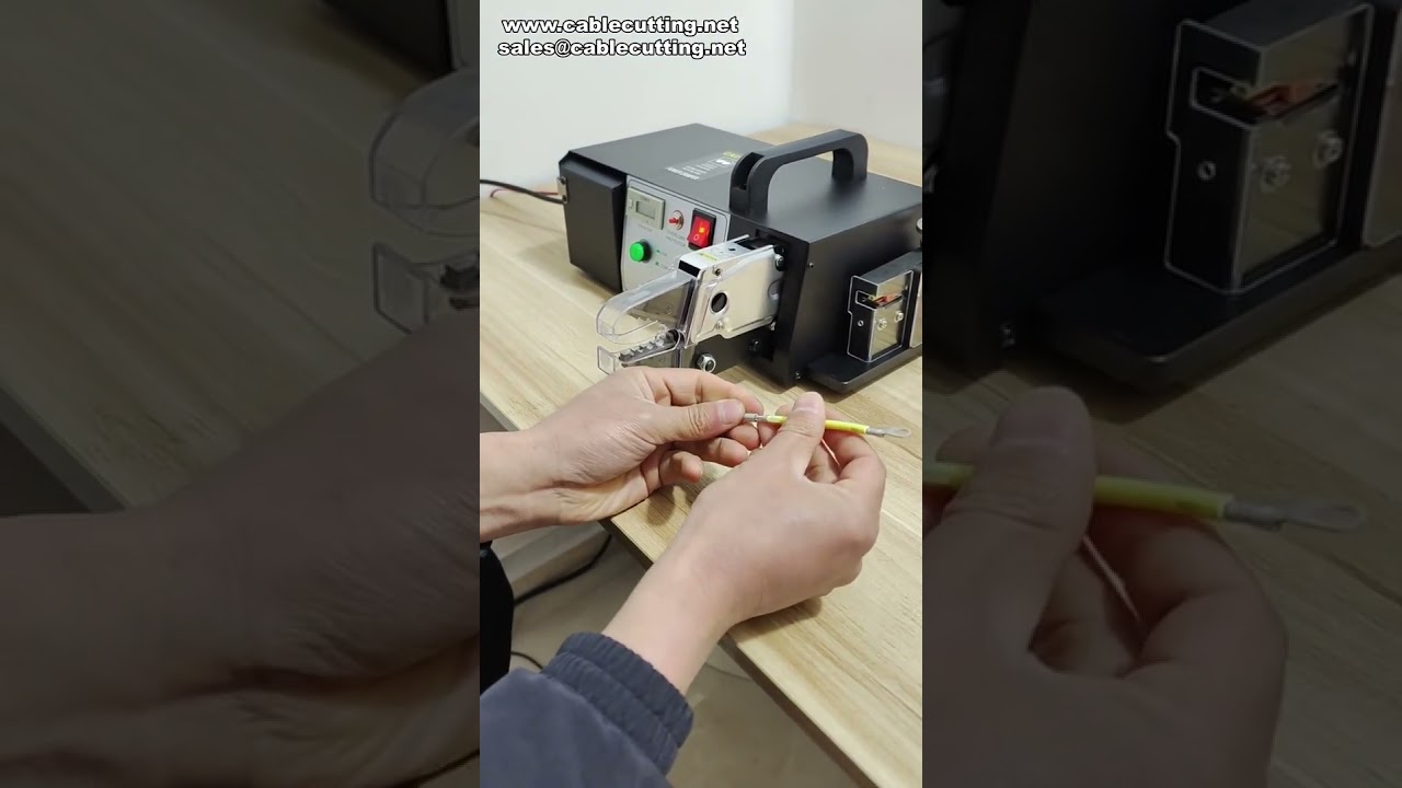 Πολυμηχάνημα Ηλεκτρικής Τερματικής Κρίμψης με Απογύμνωση και Κοπή Καλωδίων