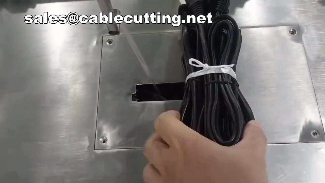 Automatic Power Cord Bundling Machine for Factory Automation