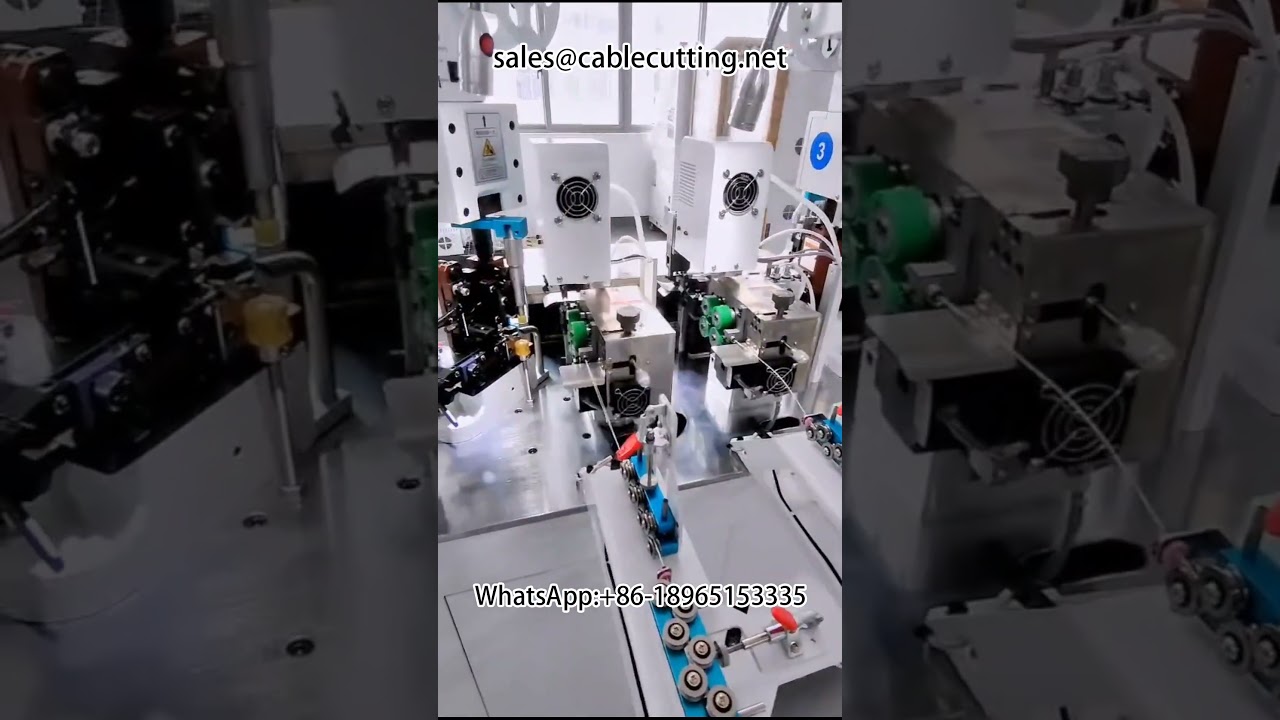 Πλήρως Αυτόματη Μηχανή Σύσφιξης Ακροδεκτών (Crimping) για Καλωδιώσεις | Απογύμνωση & Σύνδεση