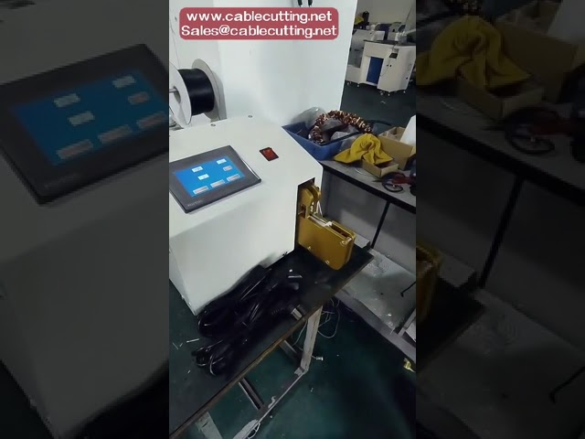 Χειροκίνητη Μηχανή Δέσιμου Καλωδίων ΟΔ 40-80mm, Πιστοποιημένη CE – Ιδανική για USB & Καλώδια Τροφοδοσίας