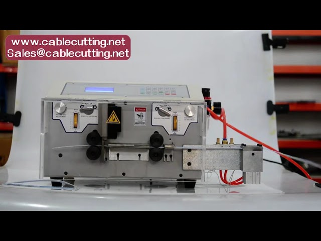 Flex cable cutting and stripping machine ribbon cable cutting stripping machine flat cable splitting