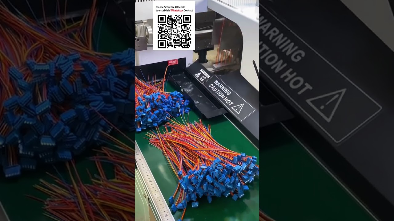 Automatic Wire Housing Insertion & Tinning Machine #EV Harness Processing Equipment