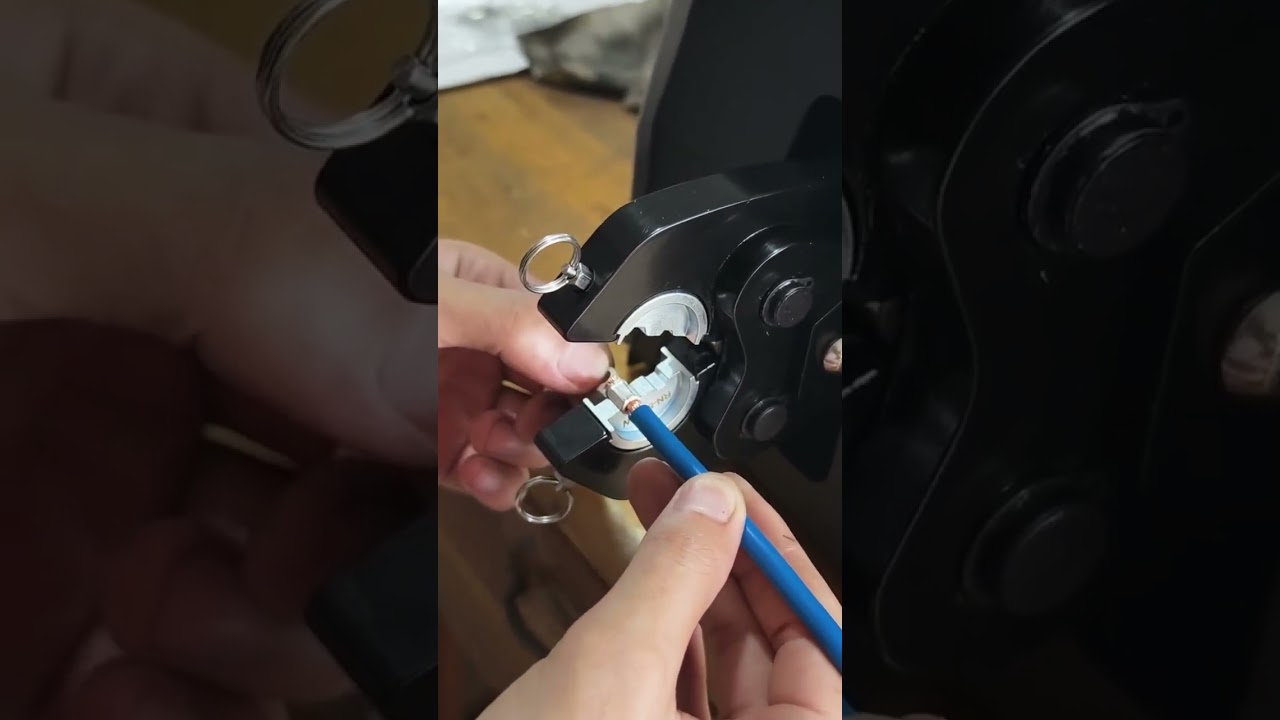 Powerful Pneumatic Terminal Crimping Machine for Terminals Up to 120 sq mm #factory #machine