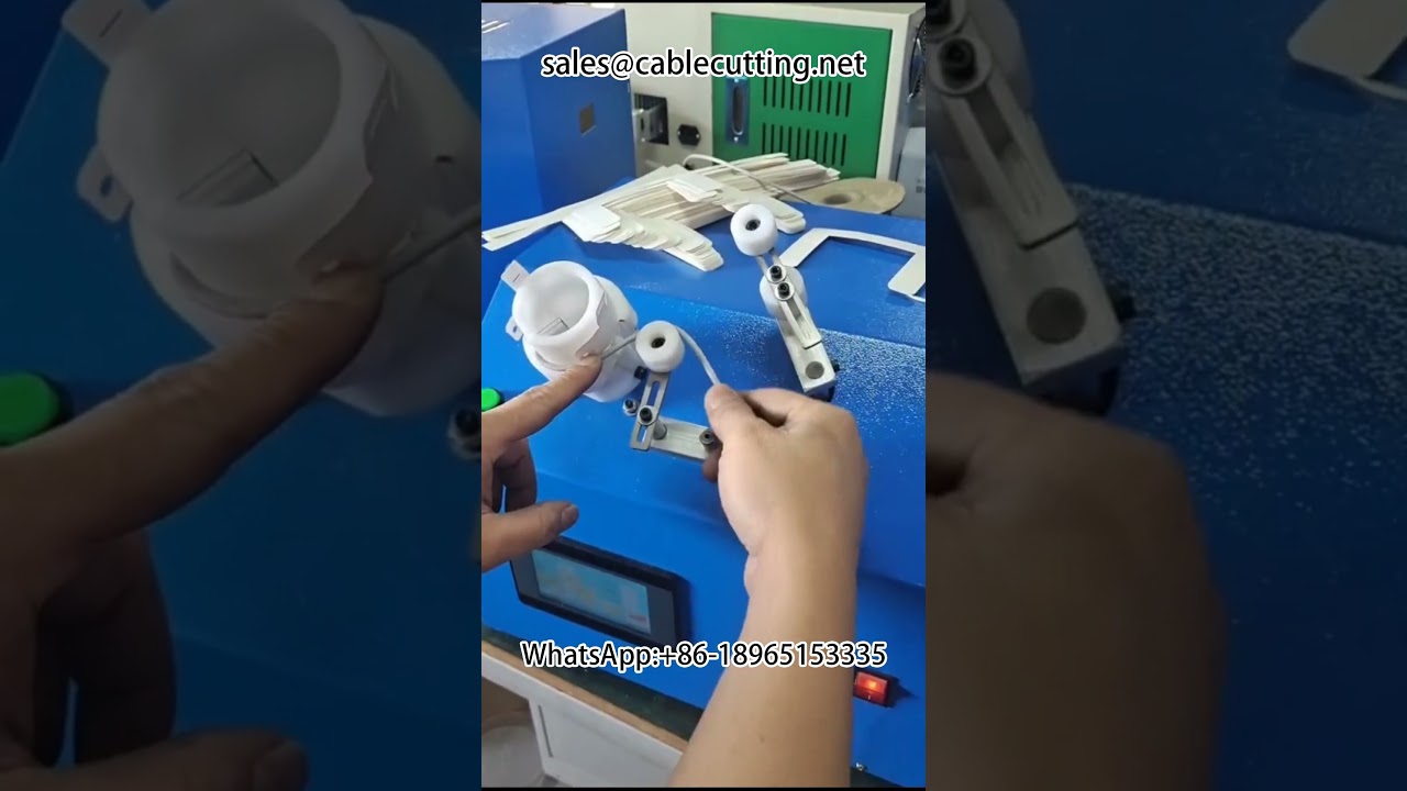 #wire winding machine #paper card winding machine #apple mobile phone data cable #wire winding machi