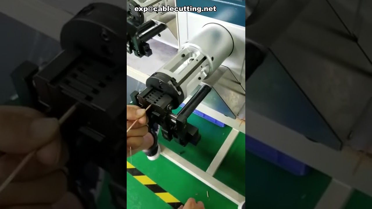 Coaxial RG316 cable stripping machine Coax cable stripping machine