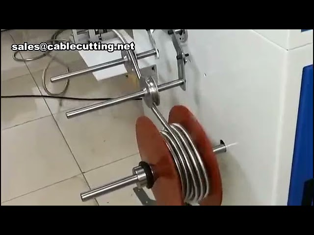 Water pipe winding binding machine with counting function Cable twist tie machine