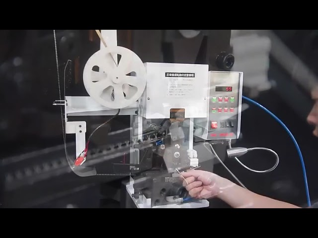Ημιαυτόματη Μηχανή Απογύμνωσης & Κρίμπωσης Καλωδίων - Ακροδέκτες Molex JST XH