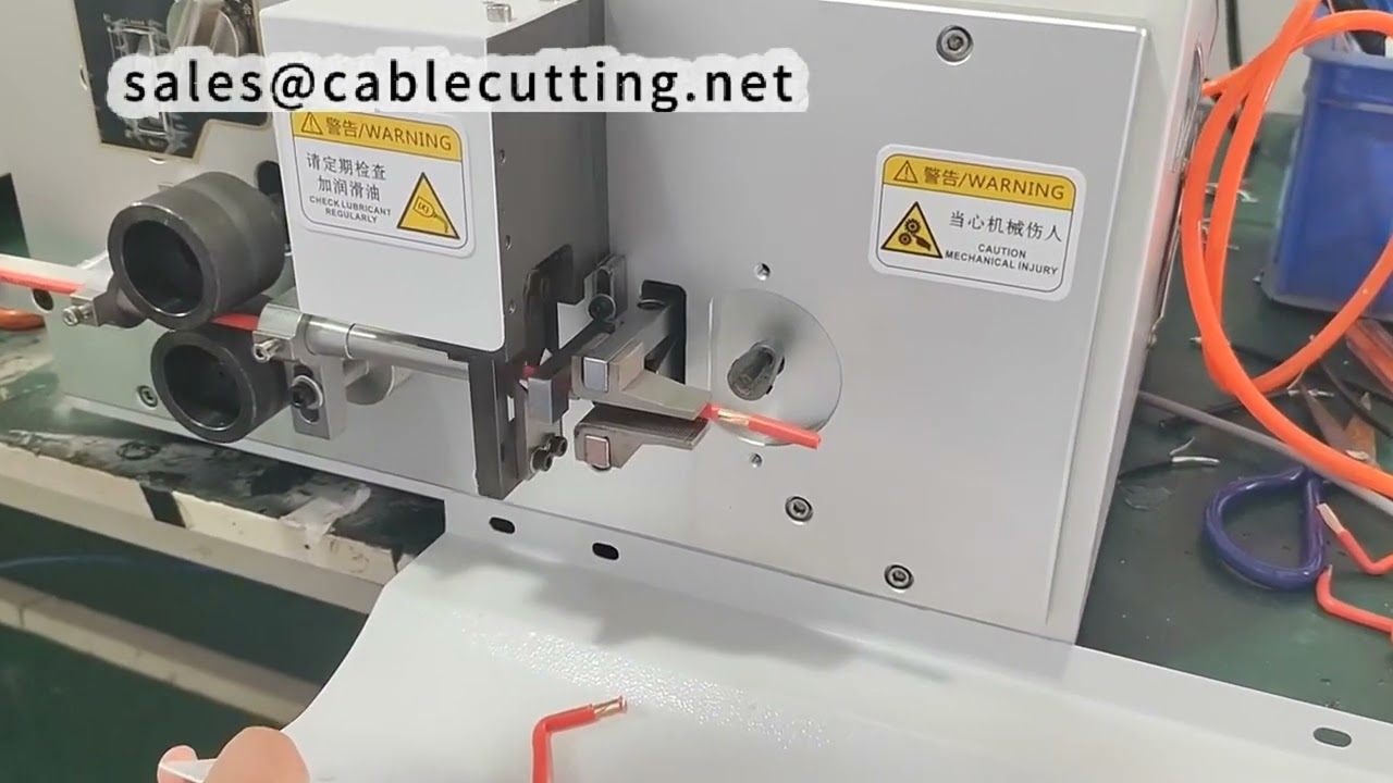 Wire Stripping and Bending Machine 6mm², U Shape Demo, Custom Shapes