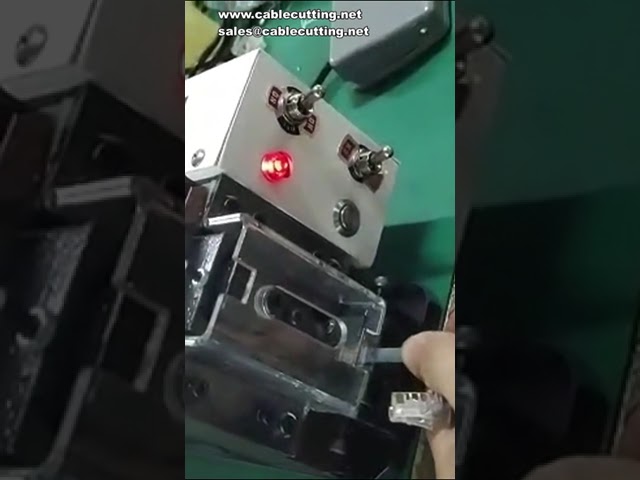 Μηχανή Crimping Κεφαλών Crystal Καλωδίων, Πρέσα Σύνδεσης Τηλεφωνικών Γραμμών, 8P/6P/4P Ηλεκτρική Μικρή