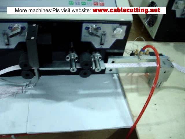 Flat Cable Stripping Cutting and Splitting machine (WPM-09E+S) for 12P flat Wire