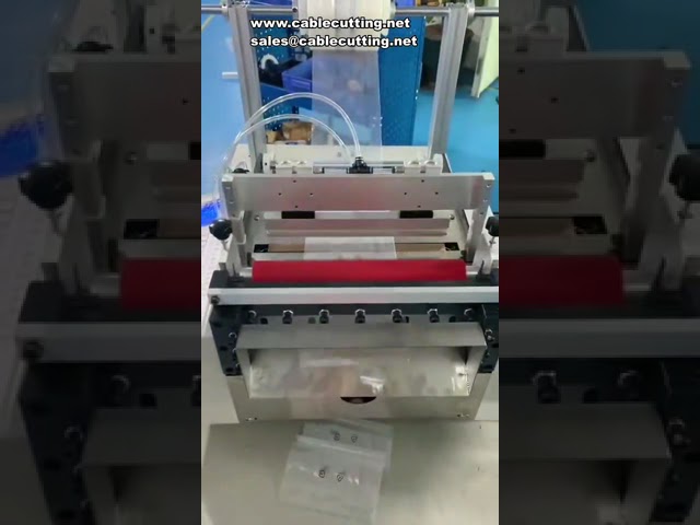 PVC film sealing and cutting machine Hot press sealing and cutting bag making machine PE bag automat
