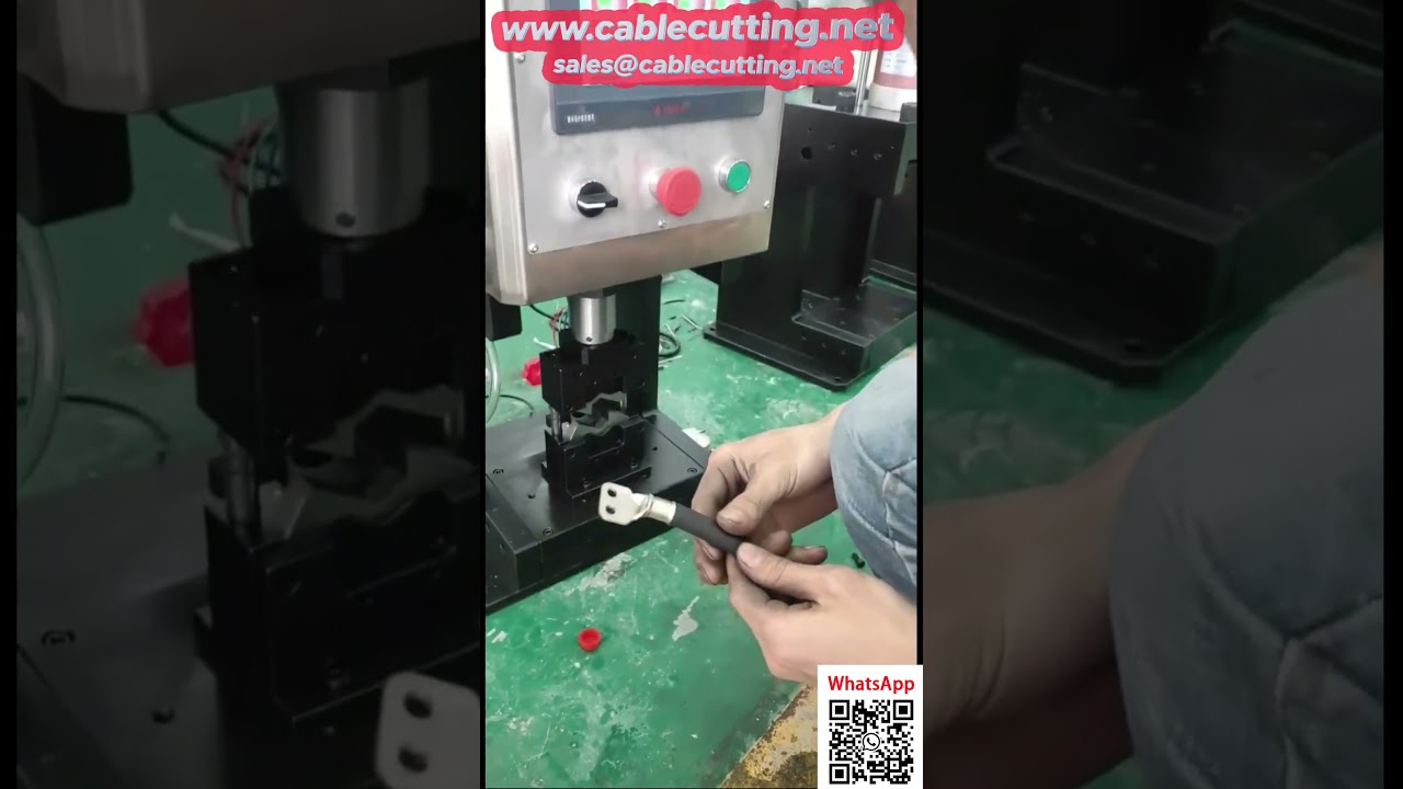 Υδραυλική μηχανή τερματικών CNC 50mm² – Χωρίς αλλαγή μήτρας για ταχύτερη επεξεργασία καλωδίων