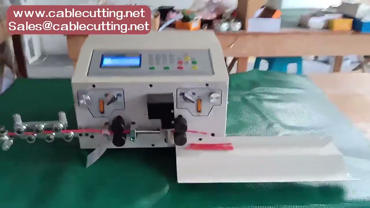 Αυτόματο Μηχάνημα Απογύμνωσης Καλωδίων 500W 4 Τροχοί Κίνησης Κόψιμο Καλωδίου 0,2 έως 1mm