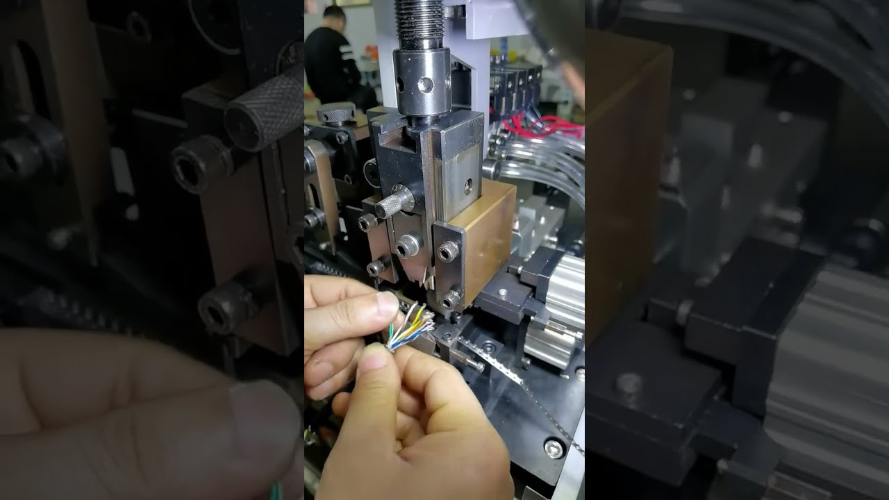 Horizontal Continuous Strip Terminal Machine Crimping 1 0 Terminal #factory #machine