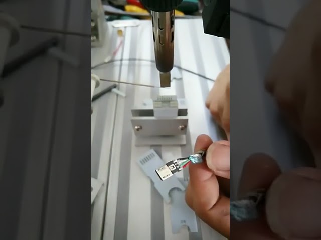 Μηχανή Συγκόλλησης Καλωδίων Type-C Υψηλής Ακρίβειας | Αυτόματη Συγκόλληση USB-A iPhone & DIY