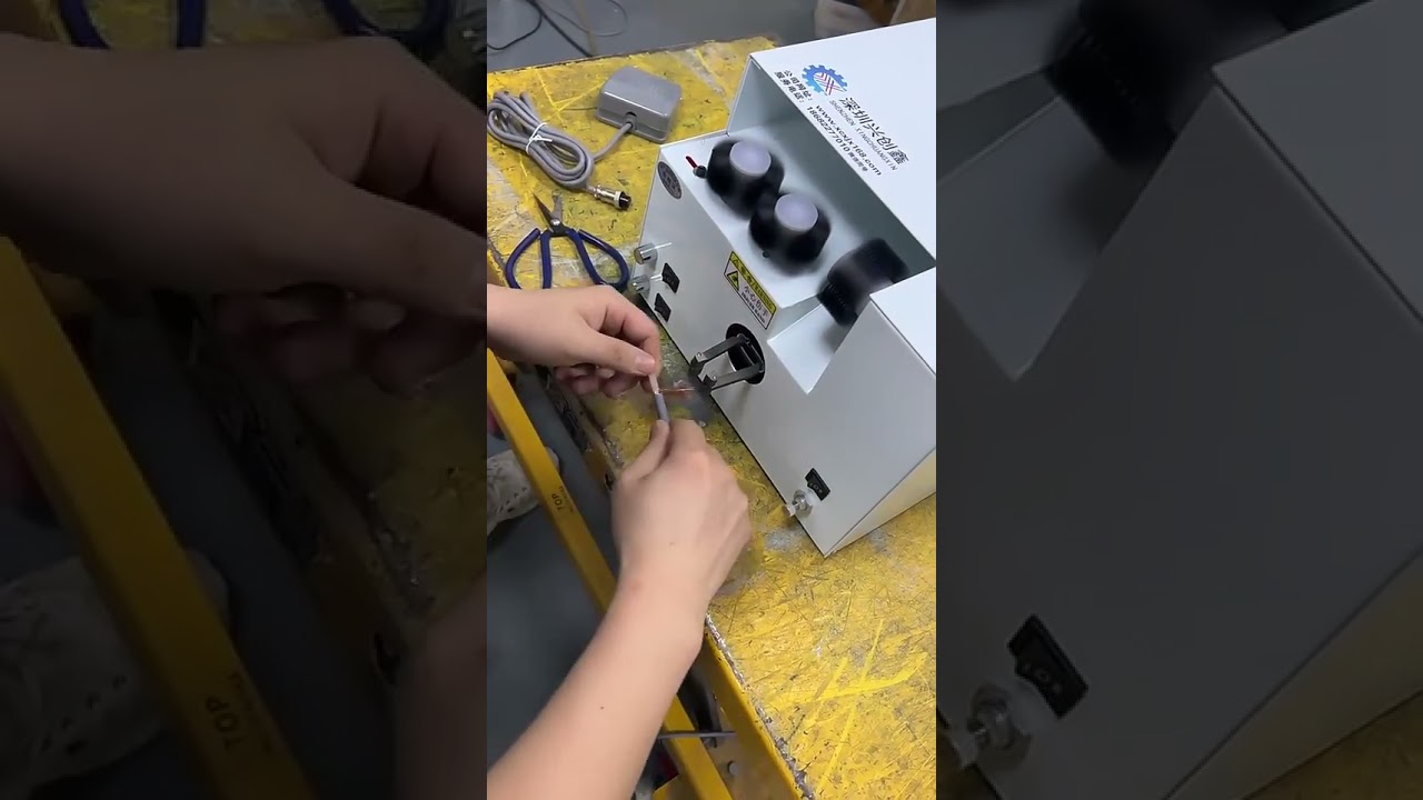 Pneumatic Wire Brushing Machine   Harness Electric Cable Brushing & Twisting 220V